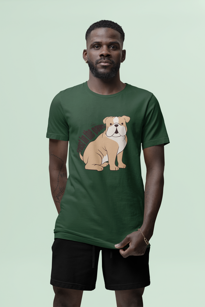 Trust in the paws - printed Round Neck Half sleeve t-shirt