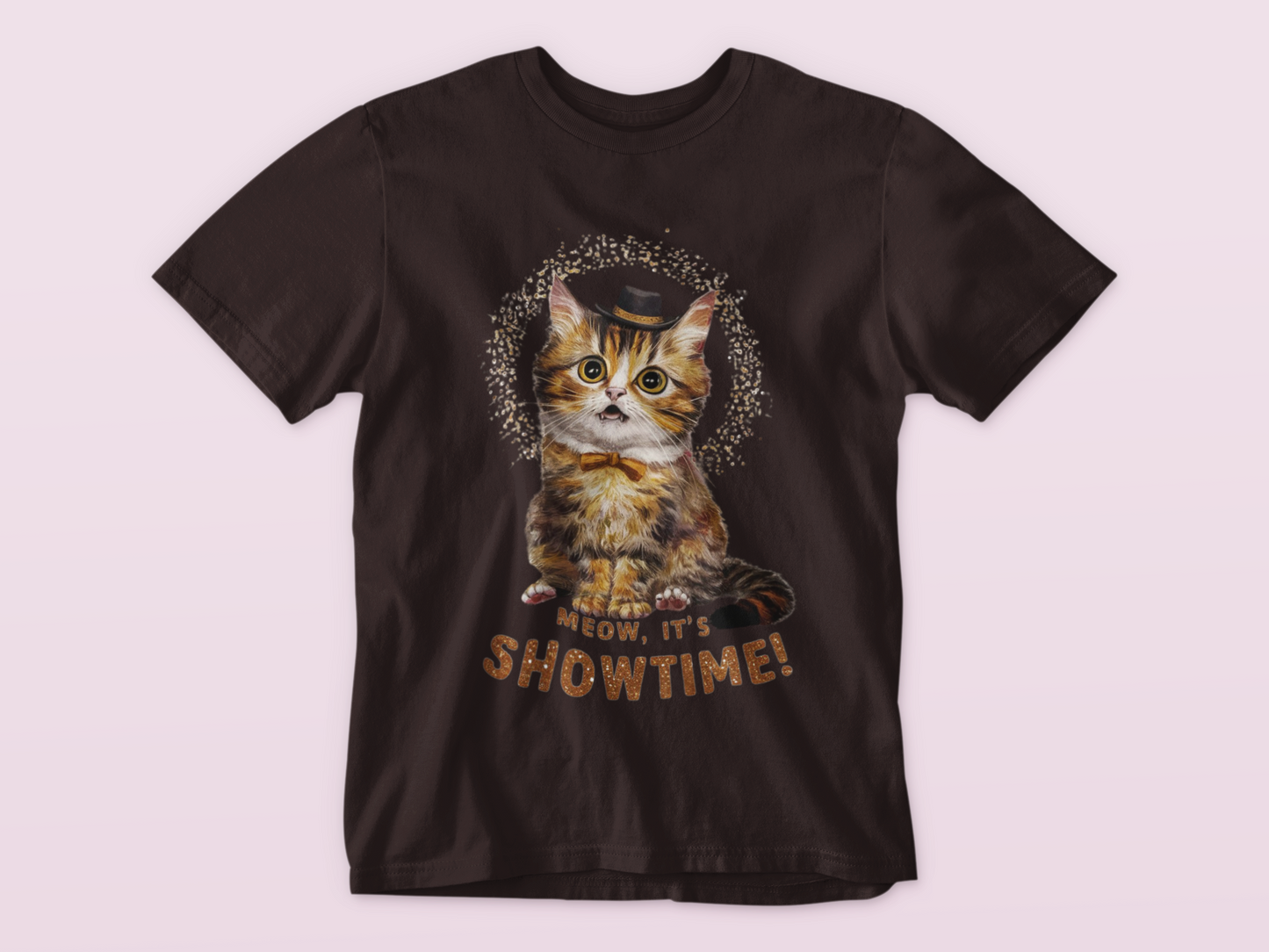 SHOWTIME! - printed Round Neck Half Sleeve women T-Shirt