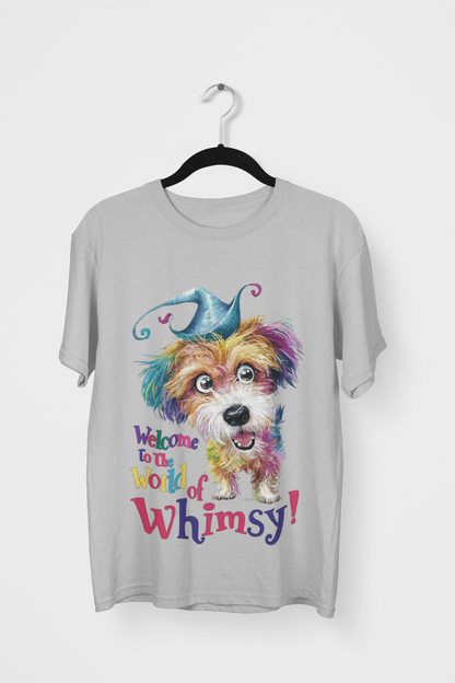 Whimsy - Printed Round neck Oversized T-Shirt