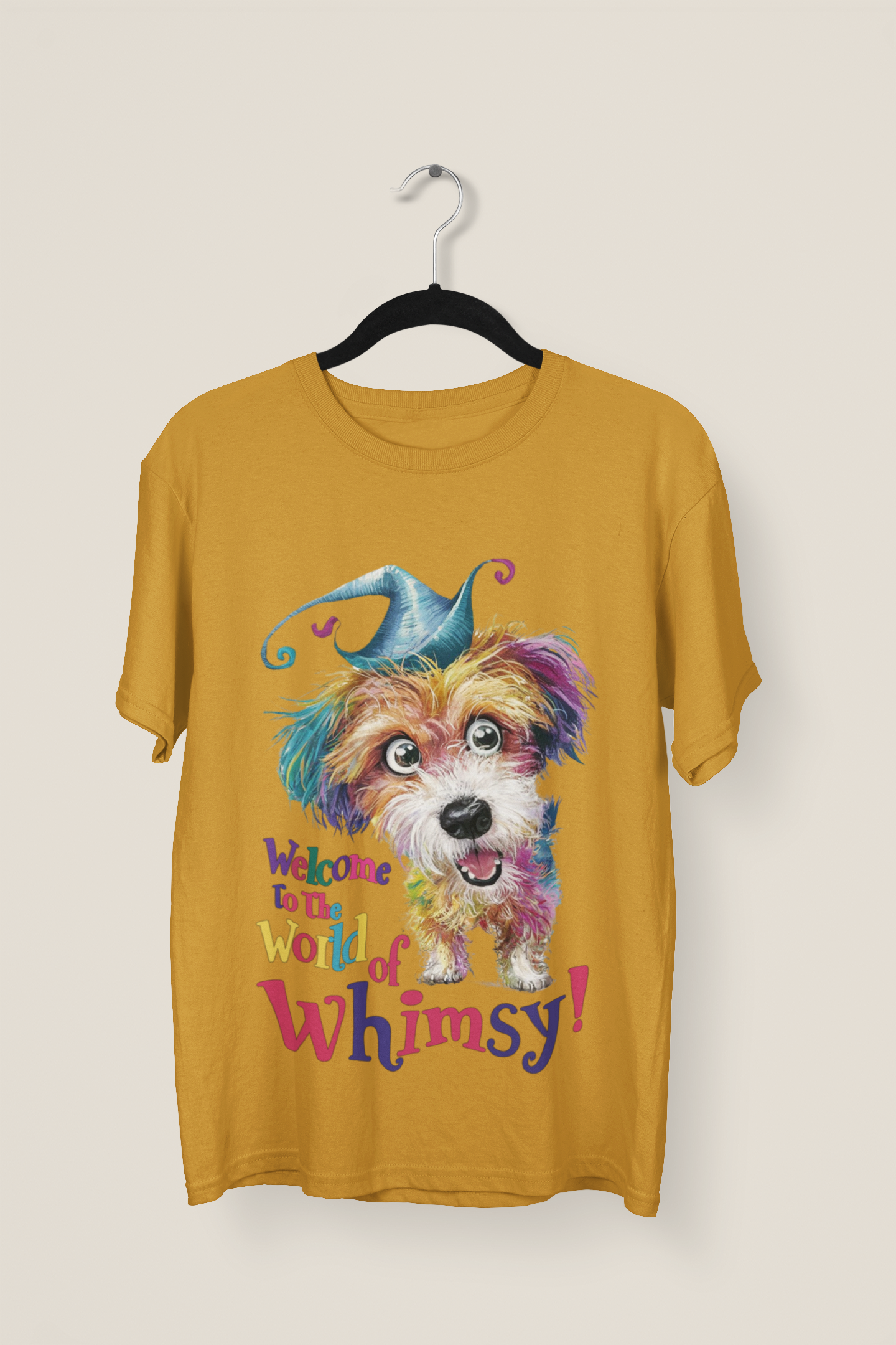 Whimsy - Printed Round neck Oversized T-Shirt