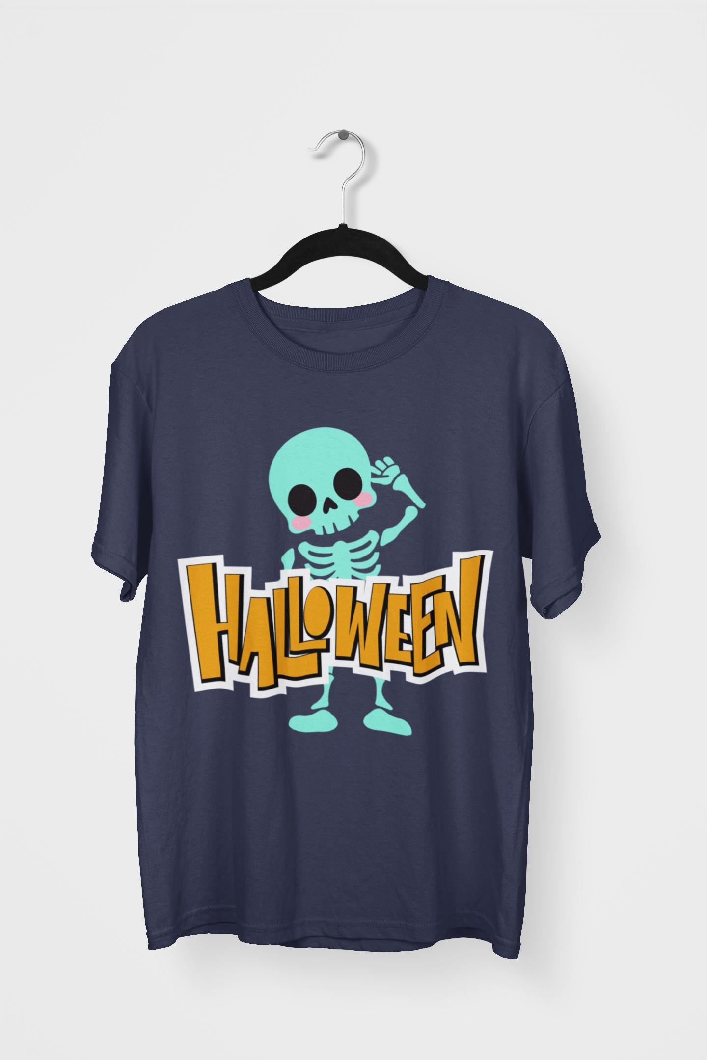 HALLOWEEN - Printed Round neck Oversized T-Shirt