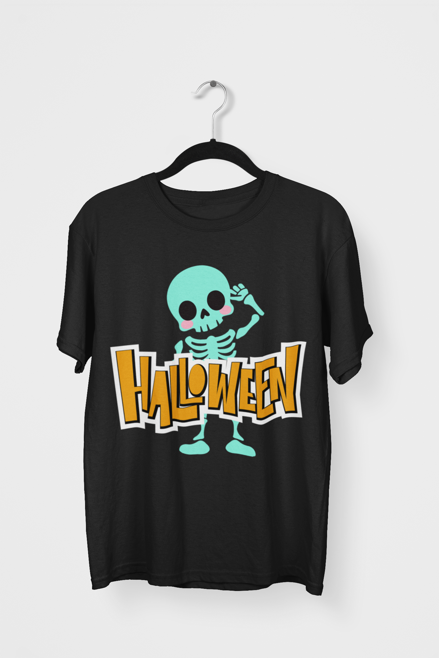 HALLOWEEN - Printed Round neck Oversized T-Shirt