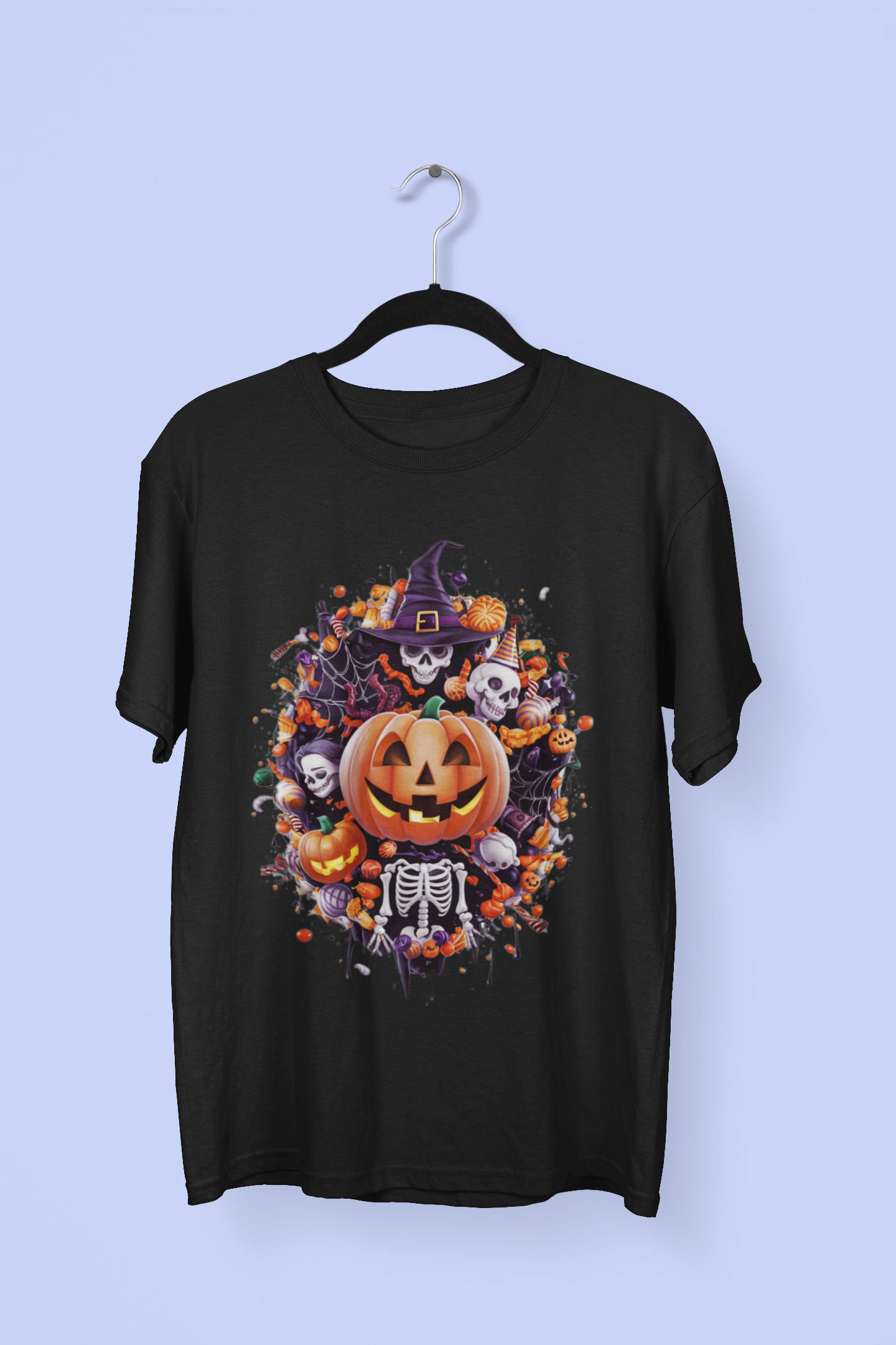 Halloween Edition - Printed Round neck Oversized T-Shirt