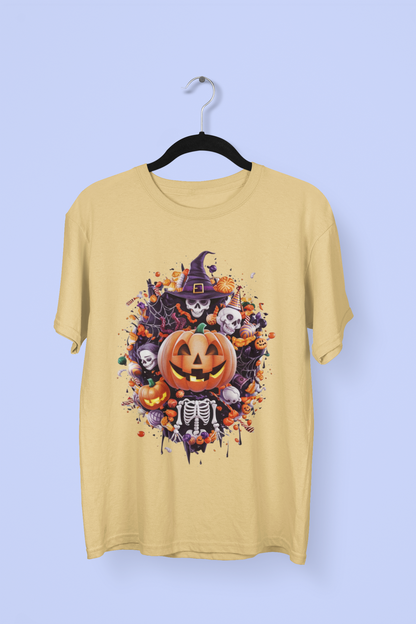 Halloween Edition - Printed Round neck Oversized T-Shirt