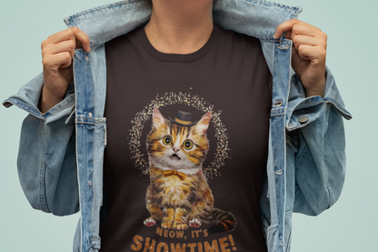 SHOWTIME! - printed Round Neck Half Sleeve women T-Shirt