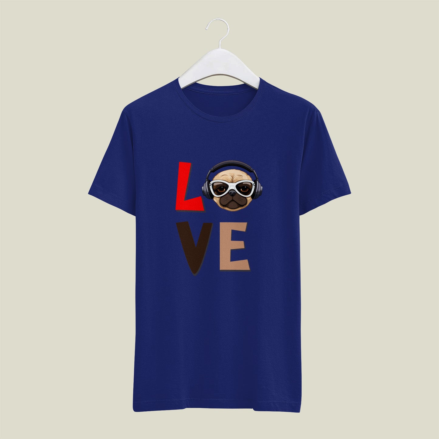 LOVE - printed Round Neck Half sleeve t-shirt