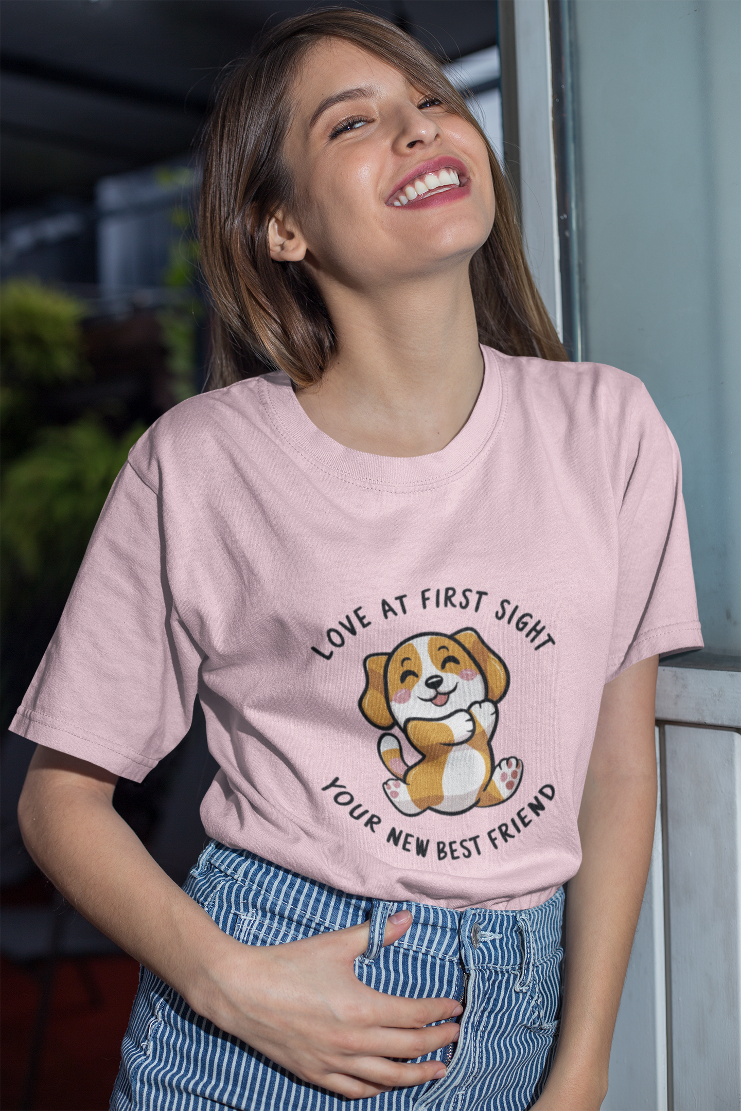 Best Friend - printed Round Neck Half sleeve t-shirt